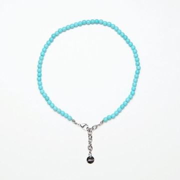 MIXTURE. MP040 天然石綠松石圓珠項鍊