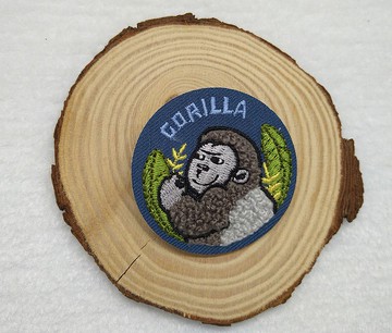 森林系列 猩猩-- 立體刺繡 別針 霸氣猩猩 婚禮小物