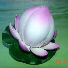 模擬荷花蓮花荷蕾 特大 家庭 社區公園 池塘水景 裝飾10cm-7901002
