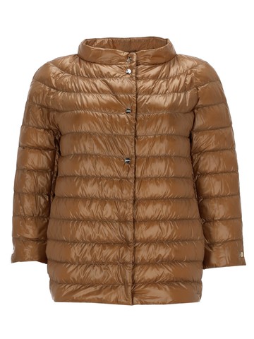 herno cropped padded down jacket