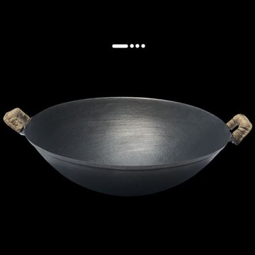 農村土灶鍋老式柴火灶大鐵鍋灶臺專用戶外燉鍋家用雙耳生鐵炒鍋鑄