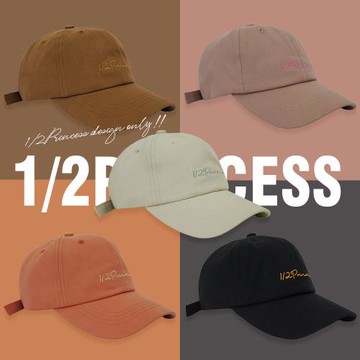 1/2Princess品牌文青風刺繡老帽 -5色[A0019]