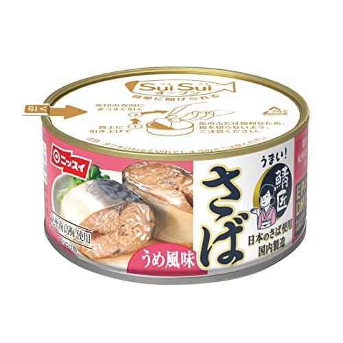 ニッスイ SuiSuiオープン うまい! 鯖匠 さば梅風味 180g×6個