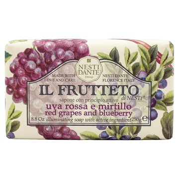 NESTI DANTE 義大利手工皂 紅葡萄藍莓 250g 溫和潔淨 天然果香  1個