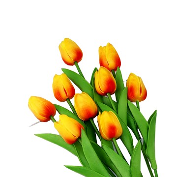 KUIBAO 快豹生活 韓式韓風ins仿真郁金香  夕陽  1件