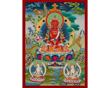 我們的唐卡收藏展示了喜馬拉雅山藝術家精湛的工藝