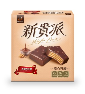 【海外限定】新貴派 量販盒 18入 (花生/草莓/藍莓/檸檬/抹茶/焦糖海鹽)