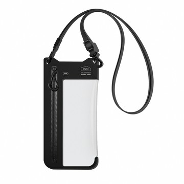 【bitplay】AquaSeal Lite 全防水輕巧直式手機袋 - 暗夜黑