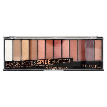 Rimmel London, Magnif 'Eyes 眼部修容調色盤，005 Spice Edition，0.5 盎司（14.2 克）