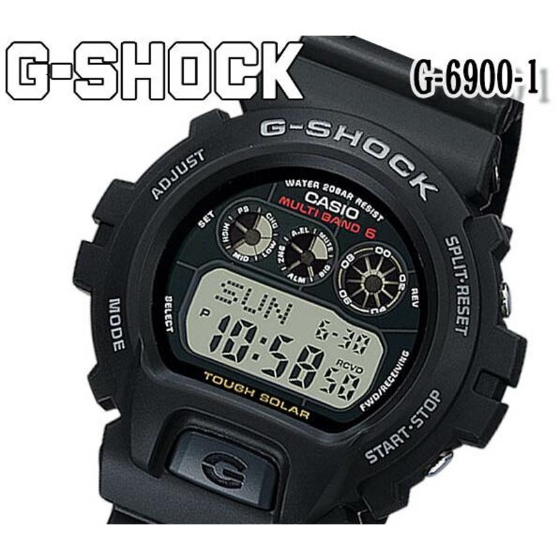 新品 G-SHOCK G-6900-1 カシオ CASIO メンズ 腕時計 アラーム デジタル