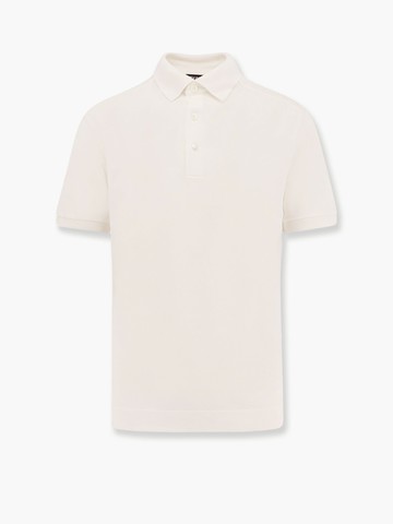 Cotton and silk polo shirt - ZEGNA - gender_Man