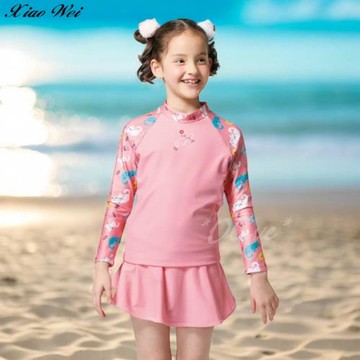 【沙兒斯品牌】女童二件式裙款泳裝 NO.B8624118