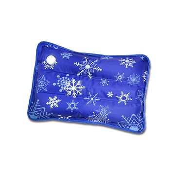 Amance 冰晶降溫注水凝膠涼墊/冰枕-36X25cm(水藍色)-1入