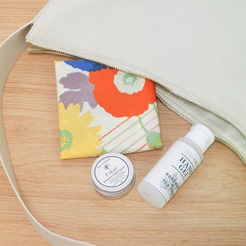 京都風呂敷包巾-小晴 中巾-花條紋(米)