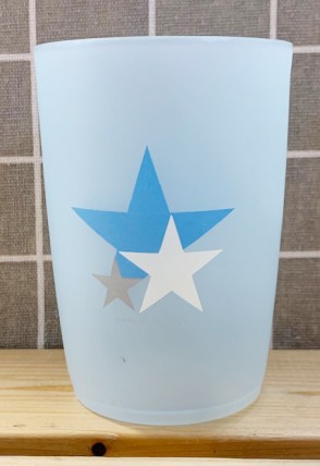 【震撼精品百貨】日式精品百貨~日本 塑膠杯/美耐皿杯-藍星#10207