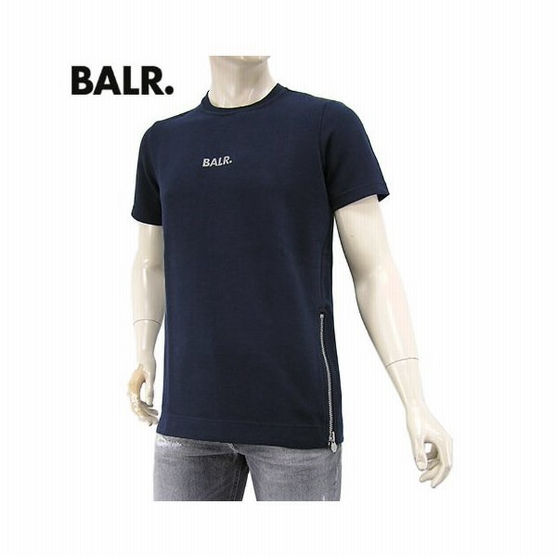 完売御礼 Summer Final Sale ボーラー Balr メンズ スウェットtシャツ Q Series Straight T Shirt B1112 1007 ネイビー Navy セール 通販 Lineポイント最大0 5 Get Lineショッピング