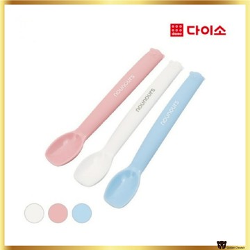 大創 [Daiso Korea] Nounours 食品級矽膠嬰兒勺