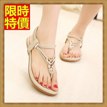 平底涼鞋夾腳拖鞋-精美水鑽特殊設計女休閒鞋子3色67d36【獨家進口】【米蘭精品】