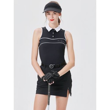 bg高爾夫女裝速干短袖上衣時尚韓版無袖背心修身包臀裙高爾夫套裝