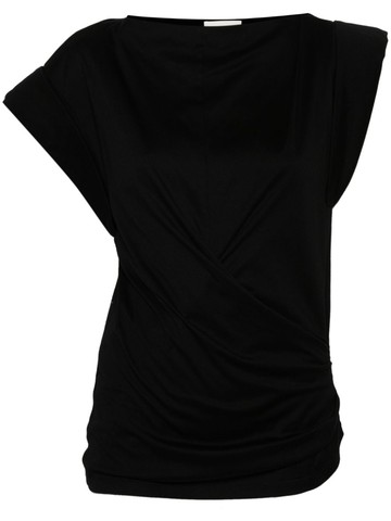 ISABEL MARANT - Maisan cotton T-shirt - women - Cotton/Polyester - L - Black