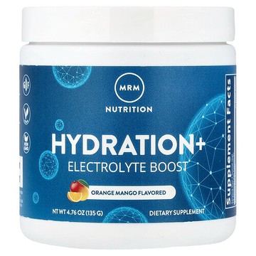 MRM Nutrition, 補水 + 增加電解質，橙子芒果味，4.76 盎司（135 克）