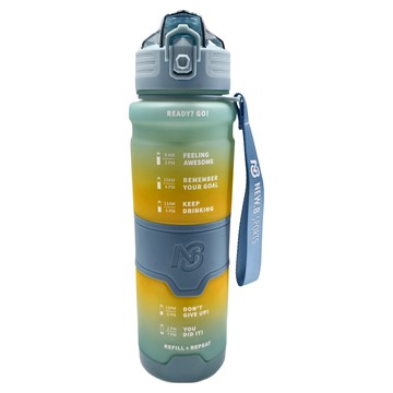 UPSTYLE 牛氣彩虹杯 UPKZ-TR9063  灰藍色  1L  1個