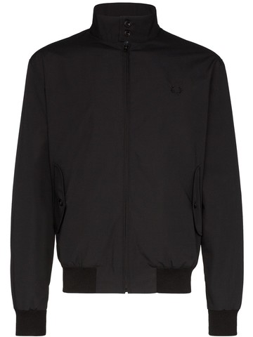 Fred Perry - Harrington bomber jacket - men - Cotton/Polyester - S - Black