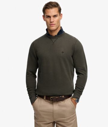 Superdry Men's Classic Essential Sweatshirt Dark Grey Size: M