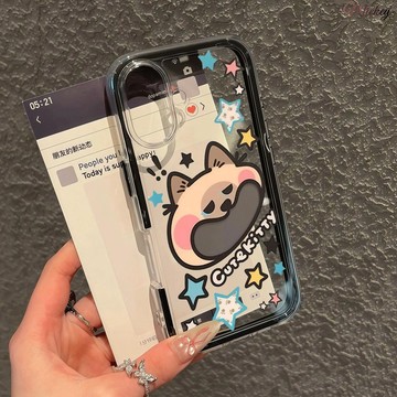 新款17手機殼.大嘴貓咪適用蘋果iphone17/17p/16plus/15/14/13三合一手機殼可愛