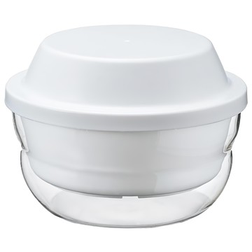 HARIO 好璃奧 清透玻璃蒸煮器 1.2L  白色  1個