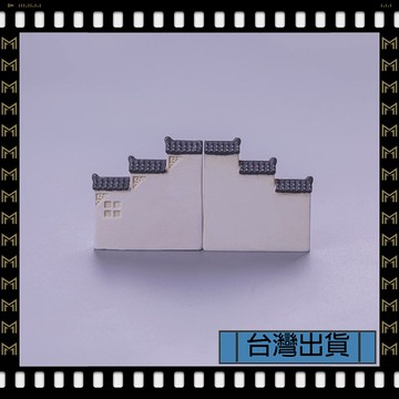 🔥臺灣出貨🔥可開發票✅【大同小藝】微縮 古建築 城牆 門亭 模型 DIY 沙盤造景 場景 裝飾品 小擺件