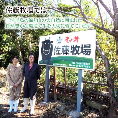 ふるさと納税 三浦市 三浦市の佐藤牧場が育てた葉山牛満腹セット(切落し 肩ロース)