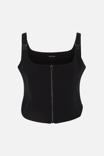 TOM FORD stretch viscose bustier top Woman