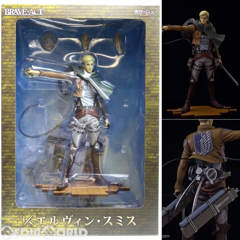 中古即納』{FIG}BRAVE-ACT エルヴィン・スミス 進撃の巨人 1/8 完成品