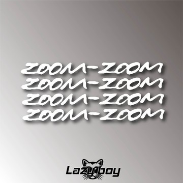 馬自達 MAZDA ZOOM 車貼 貼紙 防水貼紙 行李箱貼紙 安全帽貼紙 筆電貼紙 反光貼紙
