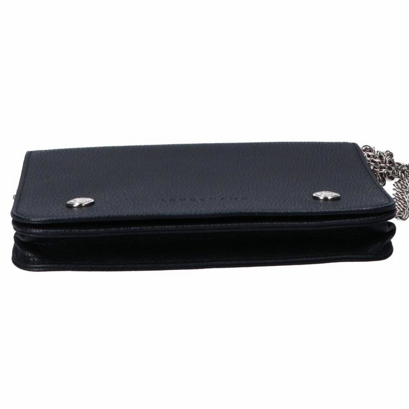 美品 Longchamp ロンシャン L4559021047 LE FOULONNE ロングウォレット 