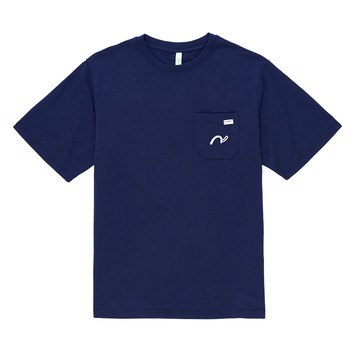 5th STREET｜山形｜男裝｜後樂高LOGO熱轉印短袖T恤｜丈青