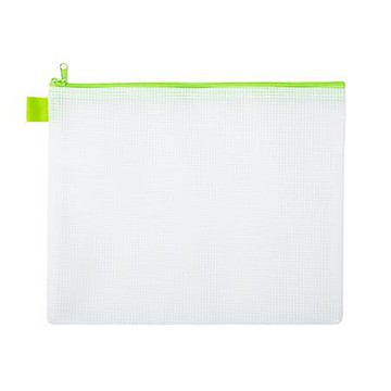 連勤 LANCHYN PEVA環保立體網狀拉鍊袋/A4/LCM-A4/綠