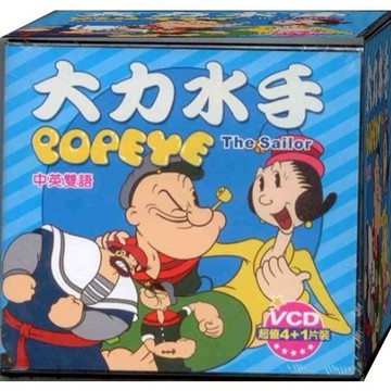 迪士尼精選 大力水手 / 4VCD(福盛購物中心)