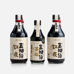 豆油伯金釵醬缸組(缸底*2+茶姬300mL*1)