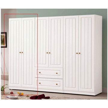 【H&D東稻家居】2.5尺雙門衣櫃/收納衣櫥/置物衣櫃(TJS1-02240)