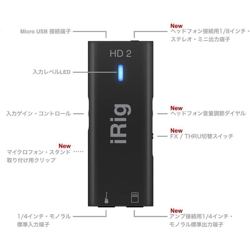 IK Multimedia iRig HD ギター ベース用インターフェイス国内正規品