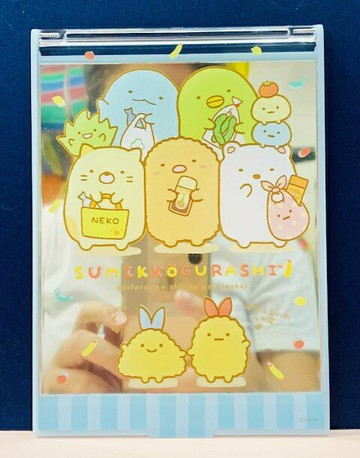 【震撼精品百貨】角落生物 Sumikko Gurashi SAN-X 攜帶鏡子/摺疊鏡-藍#71653 震撼日式精品百貨