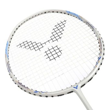 VICTOR 極速-穿線拍-羽毛球 球拍 訓練 勝利 JS-800HT_WS-AF 白藍