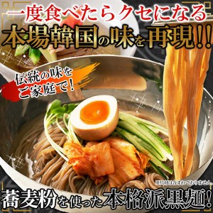 韓国 宋家 冷麺 黒麺160g×2袋 サン冷麺スープ2袋 2～4人前 本場韓国の味わい！ 販売元より直送 SM00011160