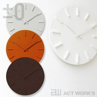 ±0 Wall Clock ウォールクロック X020 プラスマイナスゼロ
