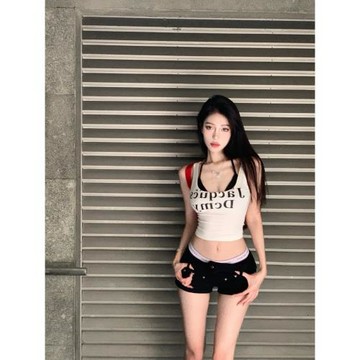 辣妹吊帶小背心女夏季純欲白色美式熱辣無袖性感短款內搭上衣外穿