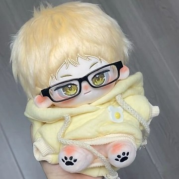 【台灣發貨 特價優惠】【3938人收藏】排球少年月島螢火屬性20CM男棉花娃娃月小拽超可愛送朋友節日禮物