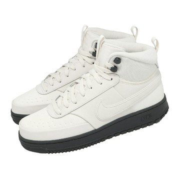 NIKE 休閒鞋 Court Vision Mid WNTR 男女鞋 白 復古 中筒 DR7882-004