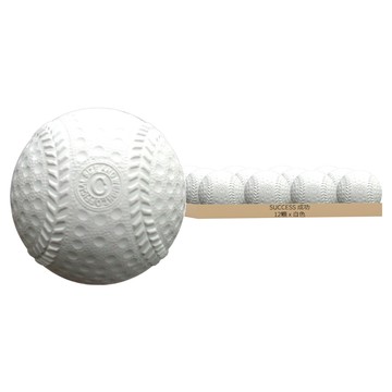 SUCCESS 成功 少年軟式棒球 4100C型號 直徑68mm 橡膠材質  白色  1盒